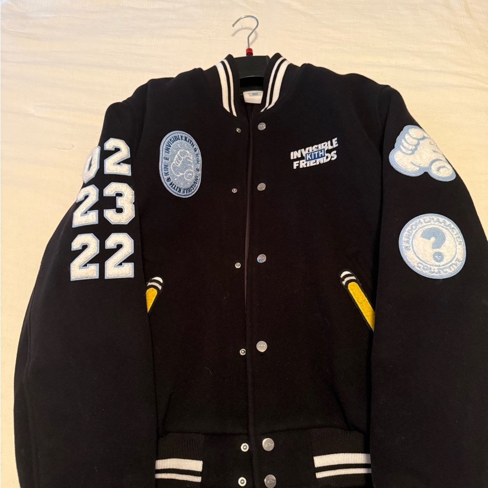 Kith Black and White Striped Jacket